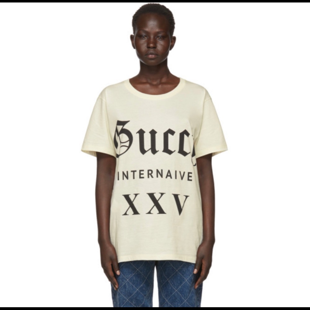 “Guccy Internaive XXV” Cotton T-Shirt